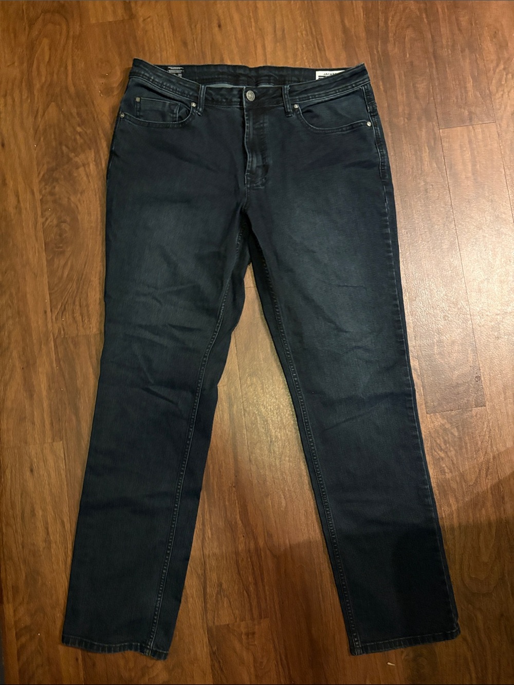 Buffalo David Bitton Jackson Slim Straight Jeans - Deep Black